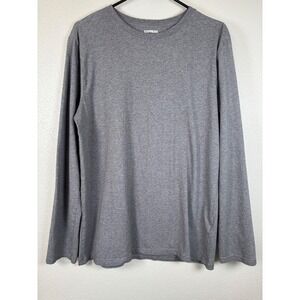 Express Flex Stretch Men's Gray Long Sleeve Crew Neck‎ T-Shirt L/G